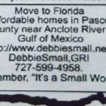 I work from Springhill, Hudson, Weeki Wachee to New Port Richey, Clearwater, Largo, Treasure Island Beach and Downtown St. Pete 